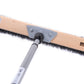 Rosshaarbesen Saalbesen mit Teleskopstiel – Naturhaar 40–60 cm