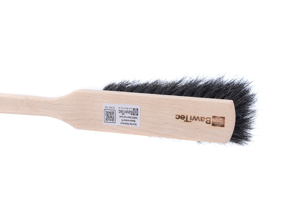 Langstielhandfeger Handbesen 60 cm mit Rosshaar Naturhaar