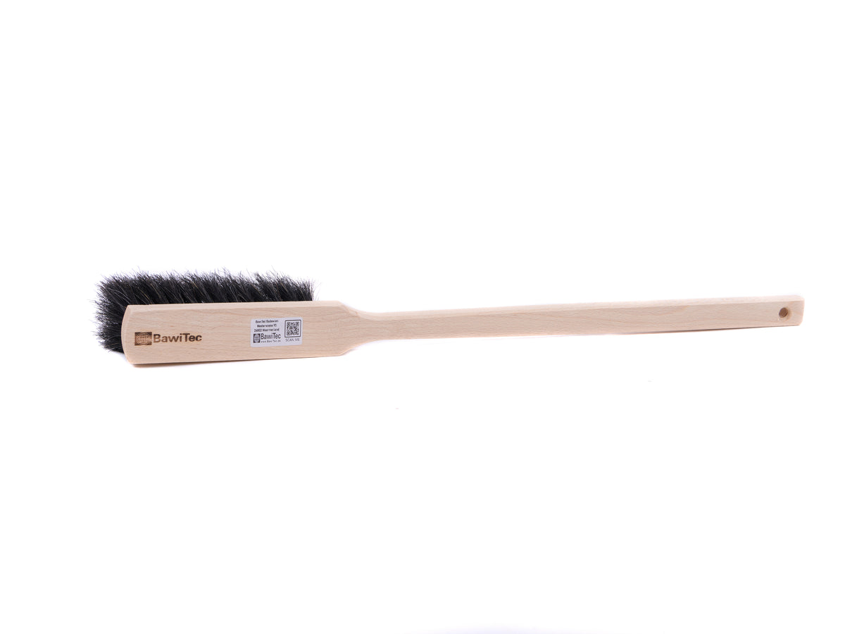 Langstielhandfeger Handbesen 60 cm mit Rosshaar Naturhaar