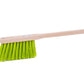 Hand brush hand broom plastic bristles neon green 28cm and 43cm length