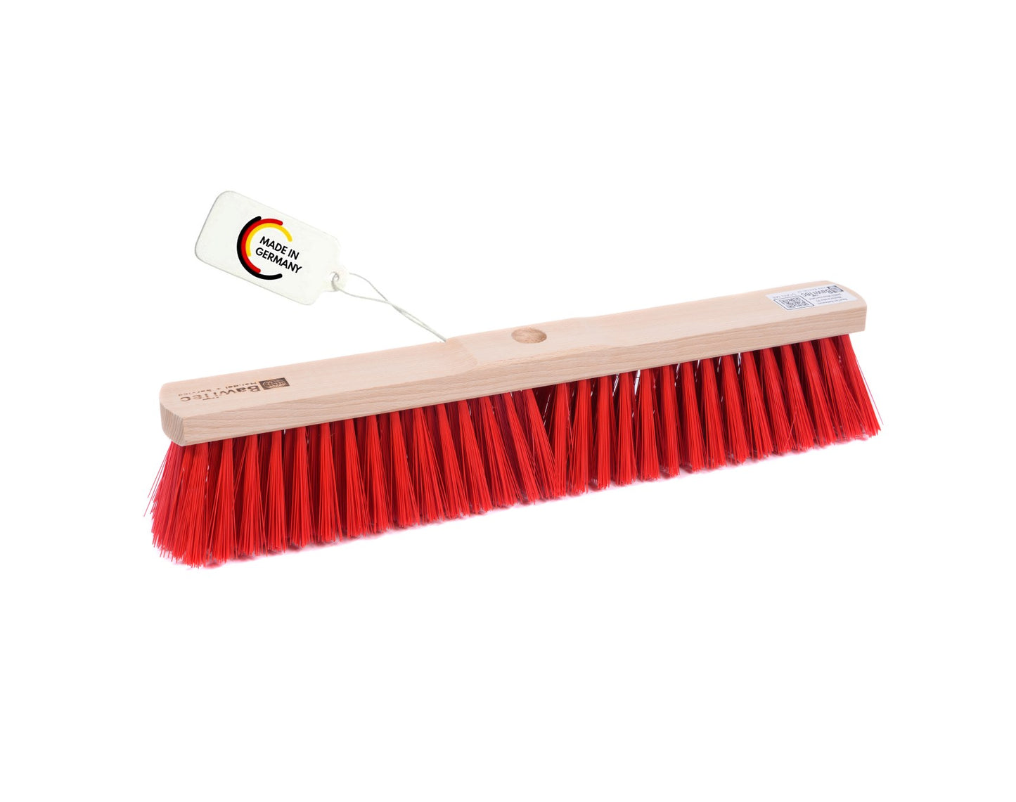 Universeller Straßenbesen Eralon-Elaston-Borsten rot mit Standard-Stielloch Besen