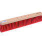 Professional street broom Elaston bristles red with 4-hole change system Broom without handle Scrub broom
