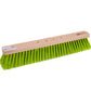 Professional street broom Elaston bristles neon green with 4-hole change system broom without handle garden broom wood