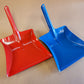 Metal dustpan one-piece red or blue 1 piece standard dustpan