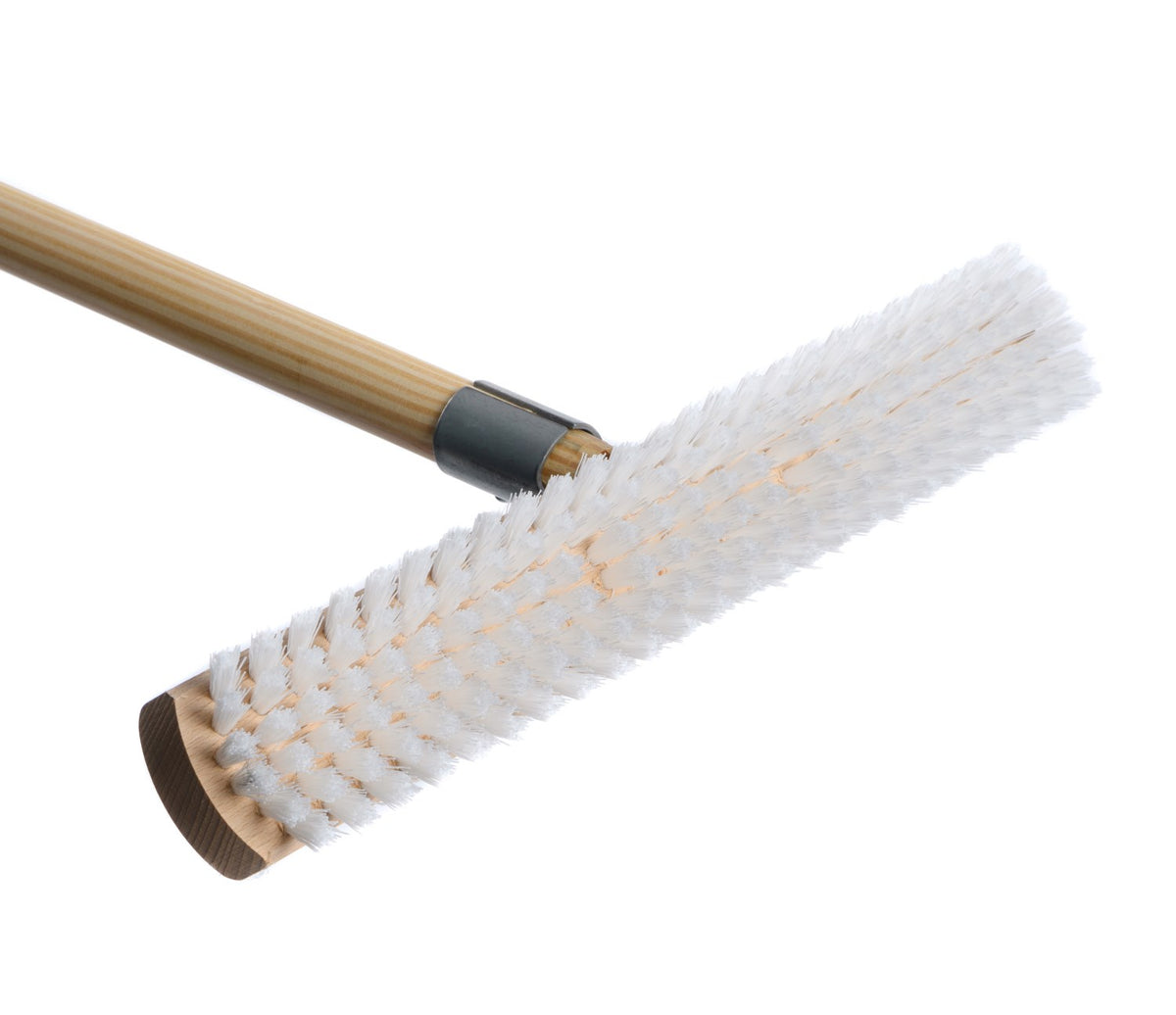Großflächen Schrubber mit Metallhalter und Geräte-Holzstiel Stiel