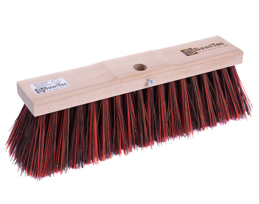 Robust street broom BahiaMix bristles with handle hole street sweeper 