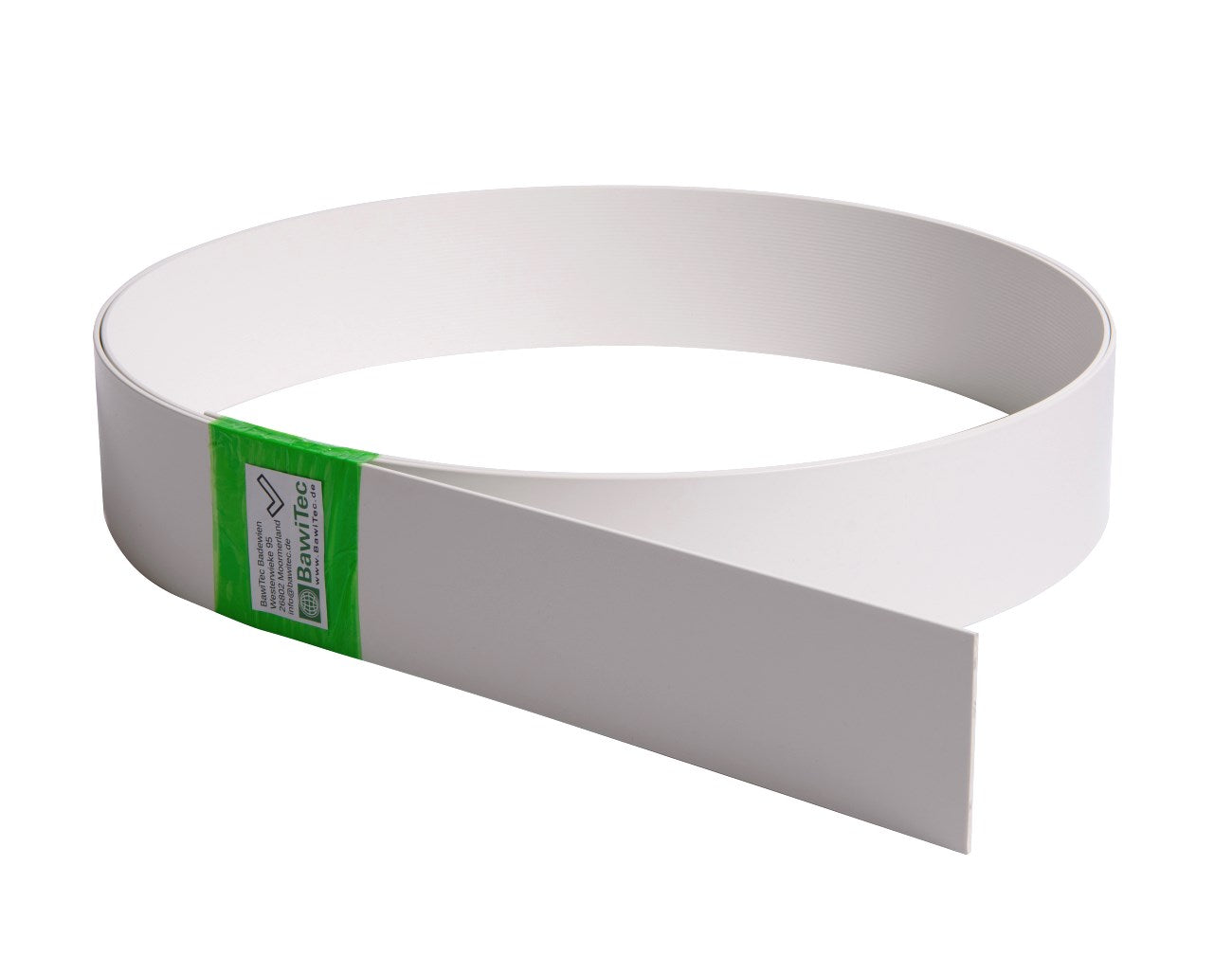 Quality plastic cover strip flat strip white flat profile