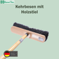 Rosshaar-Naturhaar Zimmerbesen Kehrbesen 30cm lackiert weiche Borsten mit oder oder Stiel