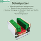 Profi Schuhputzer Schuh- und Stiefelreiniger Schuhabtreter Schuhreiniger Stiefelreiniger Schuhabstreifer