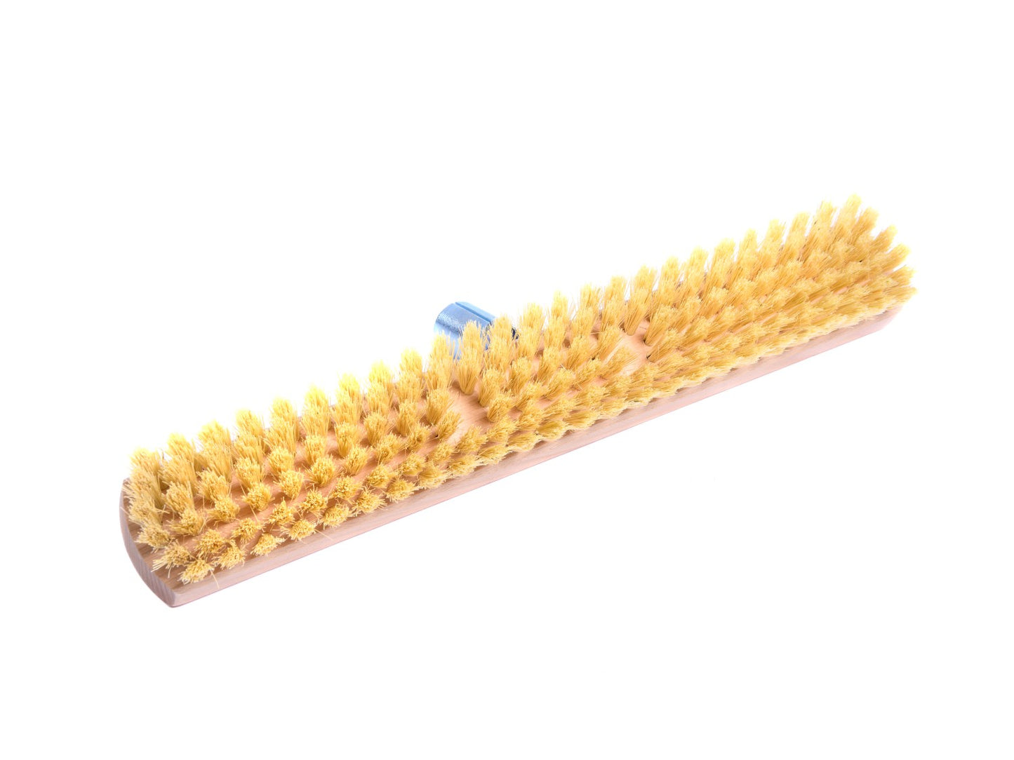 Breiter Schrubber mit Metall-Stielhalter 40cm Naturfibre-Borsten Bodenschrubber