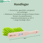Professional garden broom complete set XL broom with hand brush, metal dustpan and garden handle