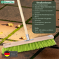 Professional garden broom complete set XL broom with hand brush, metal dustpan and garden handle