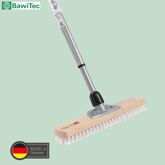 Großraumschrubber 40cm Breit ppn-Kunststoff-Borsten mit Teleskopstiel verstellbar
