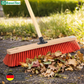 Klassicher Straßenbesen rote Kunststoff-Borsten mit Stiel/Besenstiel Werkstattbesen Garten etc.