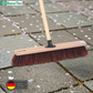 Professional street broom ArengaMix bristles with handle broom handle outdoor broom with plastic holder