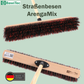 Professional street broom ArengaMix bristles with handle broom handle outdoor broom with plastic holder
