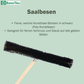 Professional large room broom synthetic hair bristles with wooden handle