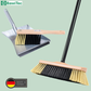 Zimmerbesen Kehrset Kehrgarnitur 4tlg. inkl. Teleskopstiel Handfeger und Kehrschaufel mit Lippe