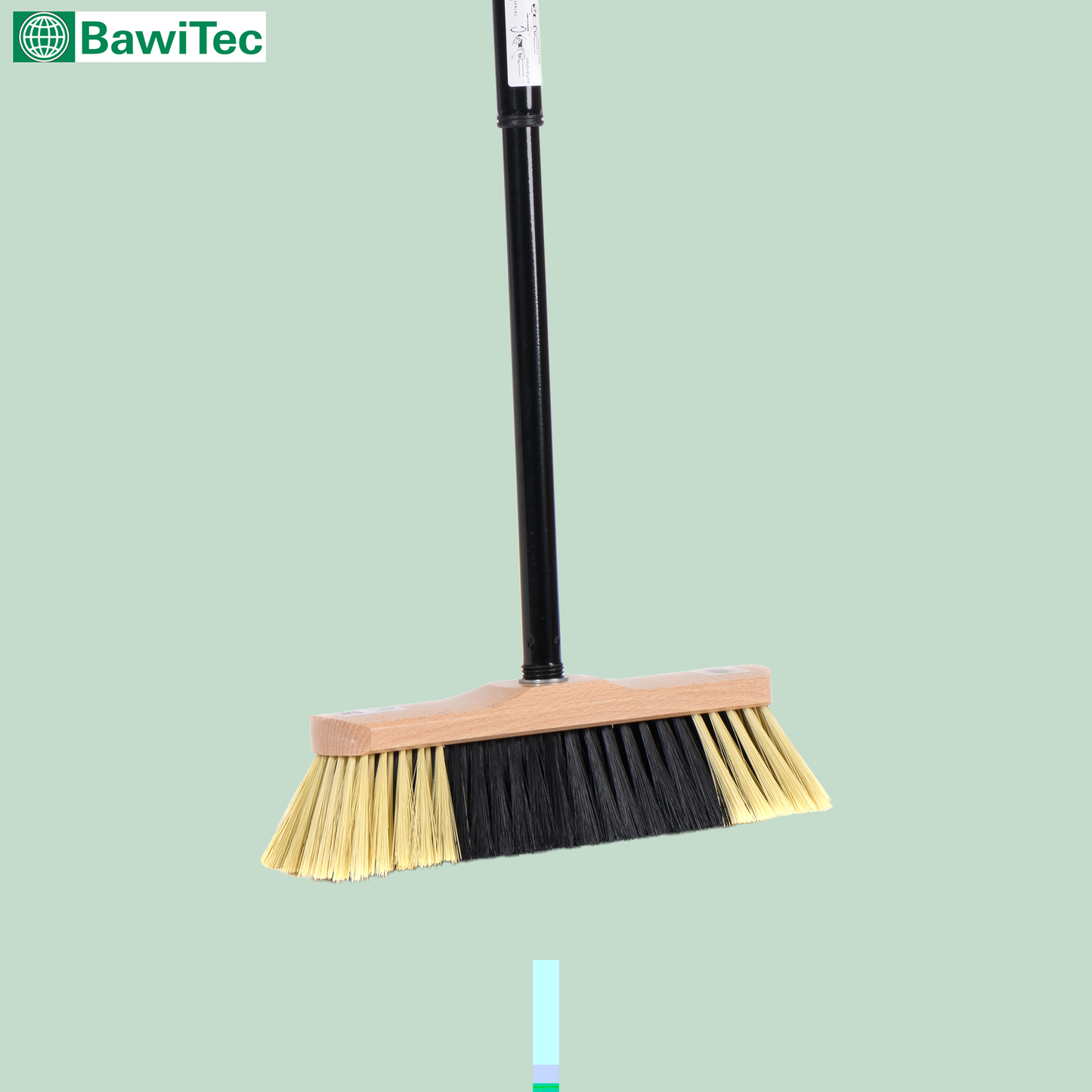 Zimmerbesen Kehrset Kehrgarnitur 4tlg. inkl. Teleskopstiel Handfeger und Kehrschaufel mit Lippe