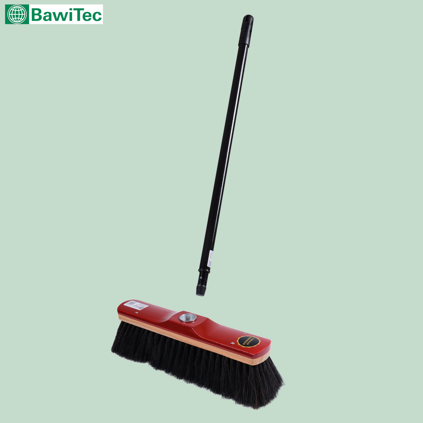 Hochwertiger Zimmerbesen 30cm Echt-Rosshaar-Borsten sehr weich inkl. Teleskopstiel verstellbar