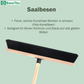 Professional hall broom, soft synthetic hair bristles with matching handle, industrial broom, sweeping broom 