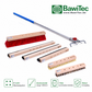 Aluminiumstiel 4-Loch Wechsel-System 145cm Lang Alu-Besenstiel 4-Loch-Stiel