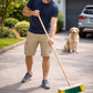 BawiBlitz-Besen Kehrbesen mit Metall-Stielhalter und Holzstiel Besen mit Stiel