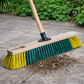 BawiBlitz-Besen Kehrbesen mit QuickFix-Halter und Holzstiel Besen mit Stiel