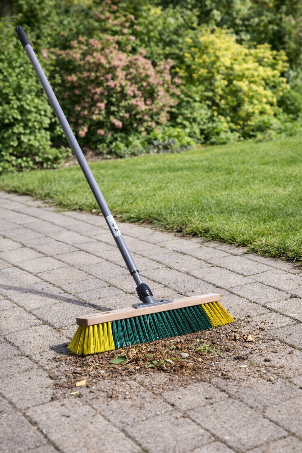 BawiBlitz-Besen Kehrbesen mit Teleskopstiel verstellbar Besen mit Stiel max. 2m Länge