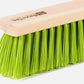 Professional street broom Elaston bristles neon green with metal handle holder broom garden broom without handle