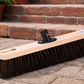 Arenga street broom - fully wet and oil resistant for outdoor use with plastic handle holder