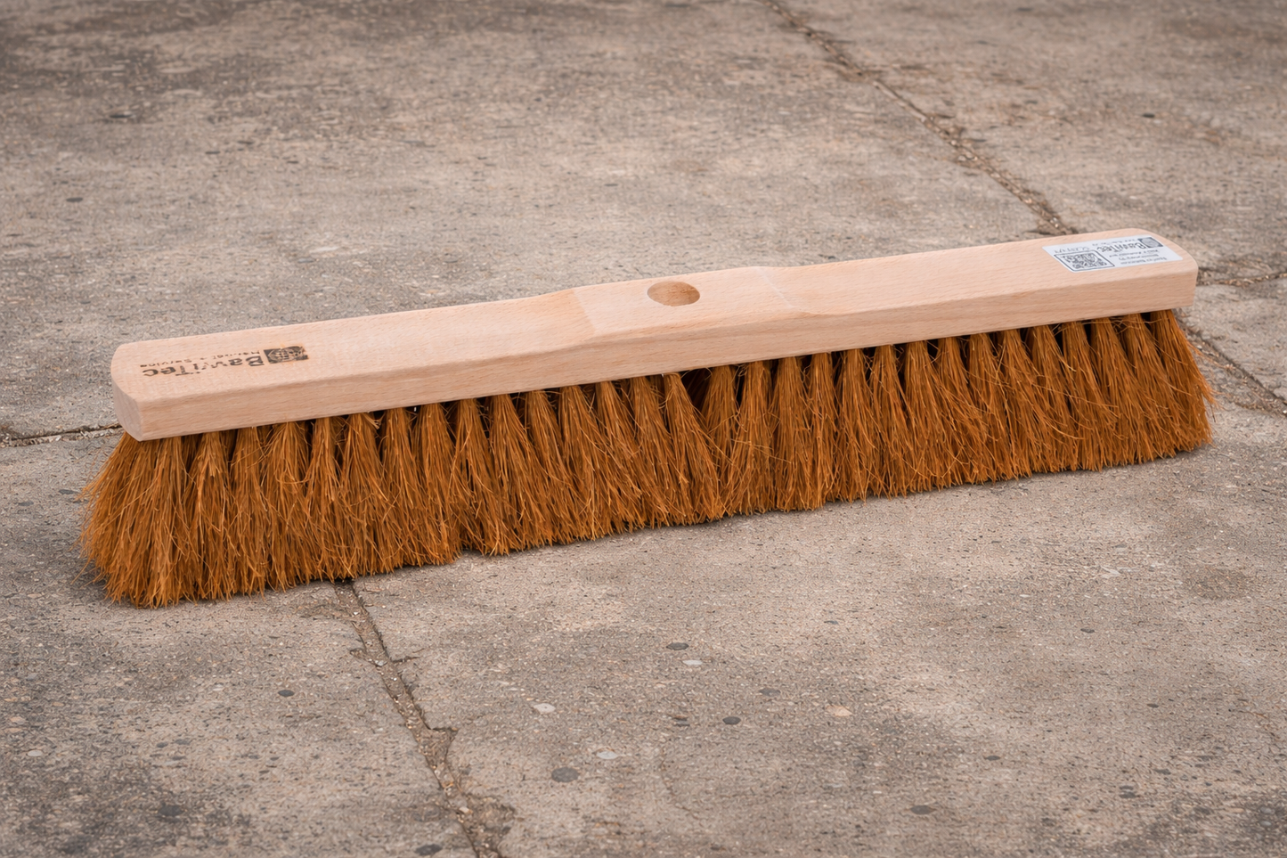 Kokosbesen Naturfaser/Pflanzenfaser mit Stielloch für Standard-Stiele Kehrbesen-Besen