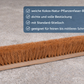 Kokosbesen Naturfaser/Pflanzenfaser mit Stielloch für Standard-Stiele Kehrbesen-Besen