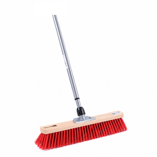 Straßenbesen mit Teleskopstiel 40–60 cm – Kehrbesen für Hof & Garten