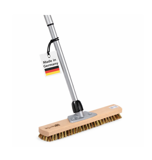 Large-capacity scrubber 40cm wide UnionMix hard bristles with adjustable telescopic handle