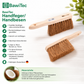 Qualitäts Kokos-Handfeger Industriehandfeger 28cm Lang Handwerkerbesen