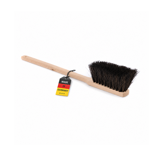 Handfeger mit Langstiel 60cm Lang Arenga-Borsten nass-ölbeständig Sicherheitshandfeger Handwerkerbesen