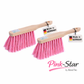 "Pink-Star" Straßenbesen Set verschiedene Varianten Besen Handfeger Kehrschaufel mit Stiel