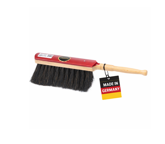 Hochwertiger Echt-Rosshaar-Borsten Handfeger 29cm Lang sehr weiche Borsten Qualitäts Handbesen