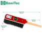 Real horsehair bristles hand brush 29cm 2-piece wood screwed very soft bristles quality hand broom