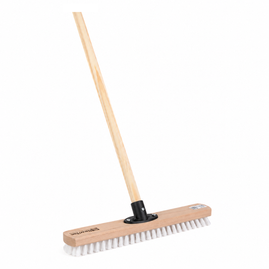 Großraumschrubber 40 cm mit Holzstiel 140 cm – Profi Schrubber