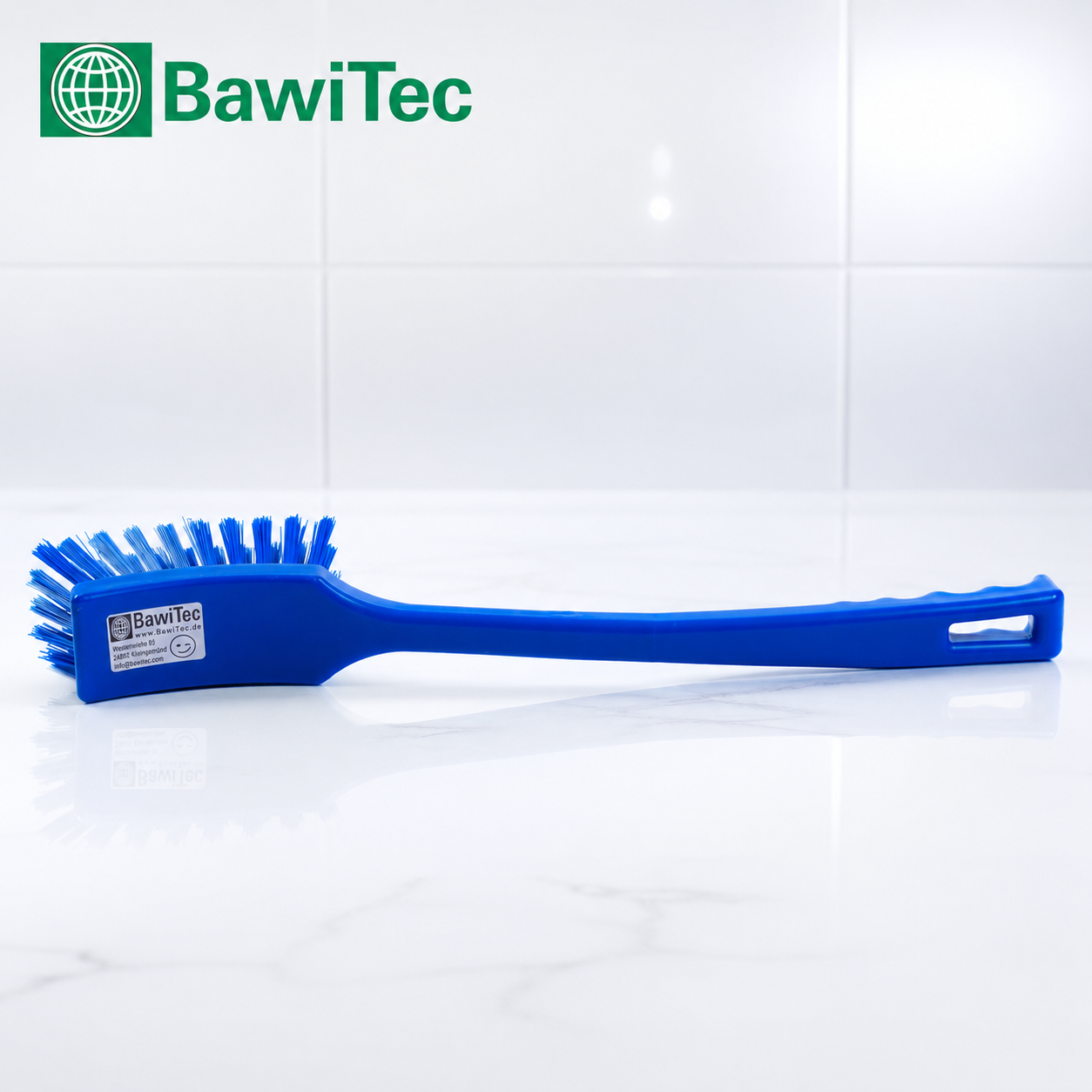 Profi Hygiene Stielbürste Langstielbürste Reinigungsbürste weiß blau