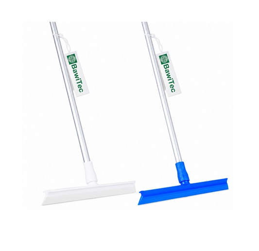 Professional hygiene water squeegee water squeegee (one-piece) with handle aluminum handle according to HACCP white or blue