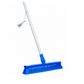 Professional hygiene broom (one-piece) hygiene broom according to HACCP with white or blue aluminum handle