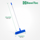 Professional hygiene broom (one-piece) hygiene broom according to HACCP with white or blue aluminum handle