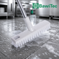 Profi Hygiene Schrubber Wischer weiß blau mit Aluminiumstiel Stiel