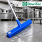 Profi Hygiene Schrubber Wischer weiß blau mit Stiel Aluminiumstiel