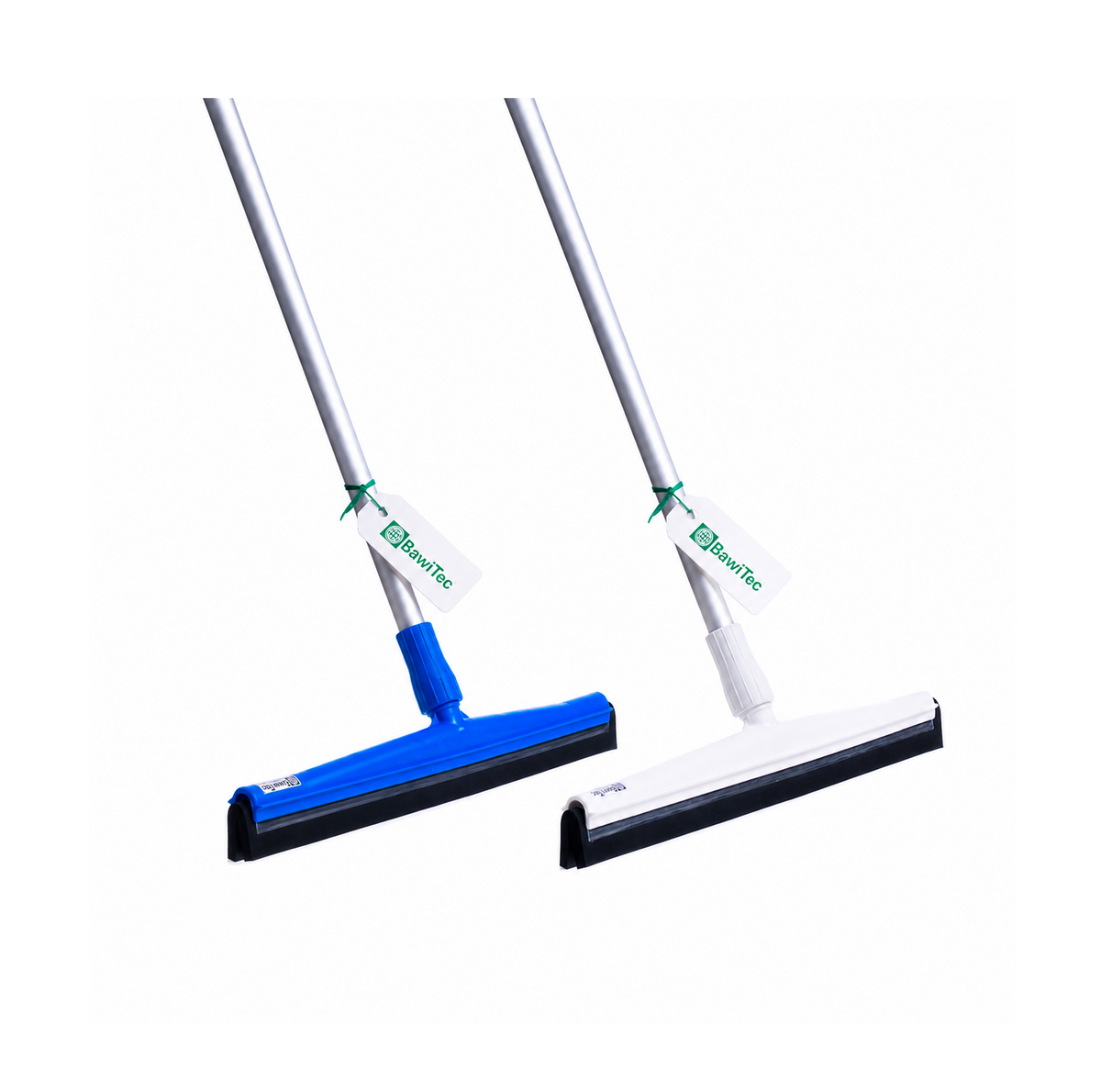 Profi Hygiene Wasserschieber Wasserabzieher mit Stiel weiß blau