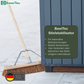 Kehrbesen Kokos-Borsten mit Stielstabilisator und Holzstiel Besenstiel Kokosbesen Naturfaser-Besen stabil