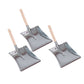 Dustpan standard dustpan galvanized with wooden handle, stable and robust
